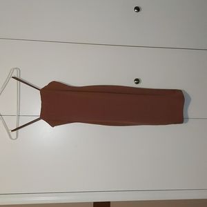 Mauve Bodycon Midi Dress